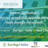 Locandina del webinar sull'agrivoltaico 