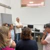 Visita ai laboratori presso il CR di Brindisi 