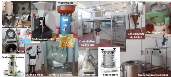 Impianto di produzione materiali solidi, liquidi, liofilizzati