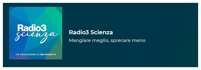 radio 3 scienza banner intervista Chiara Nobili