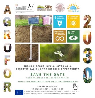 Evento suolo e acqua nella lotta alla desertificazione tra rischi e opportunità