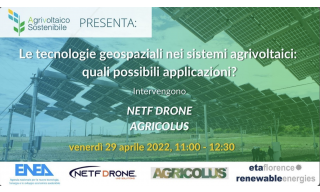 Locandina webinar agrivoltaico